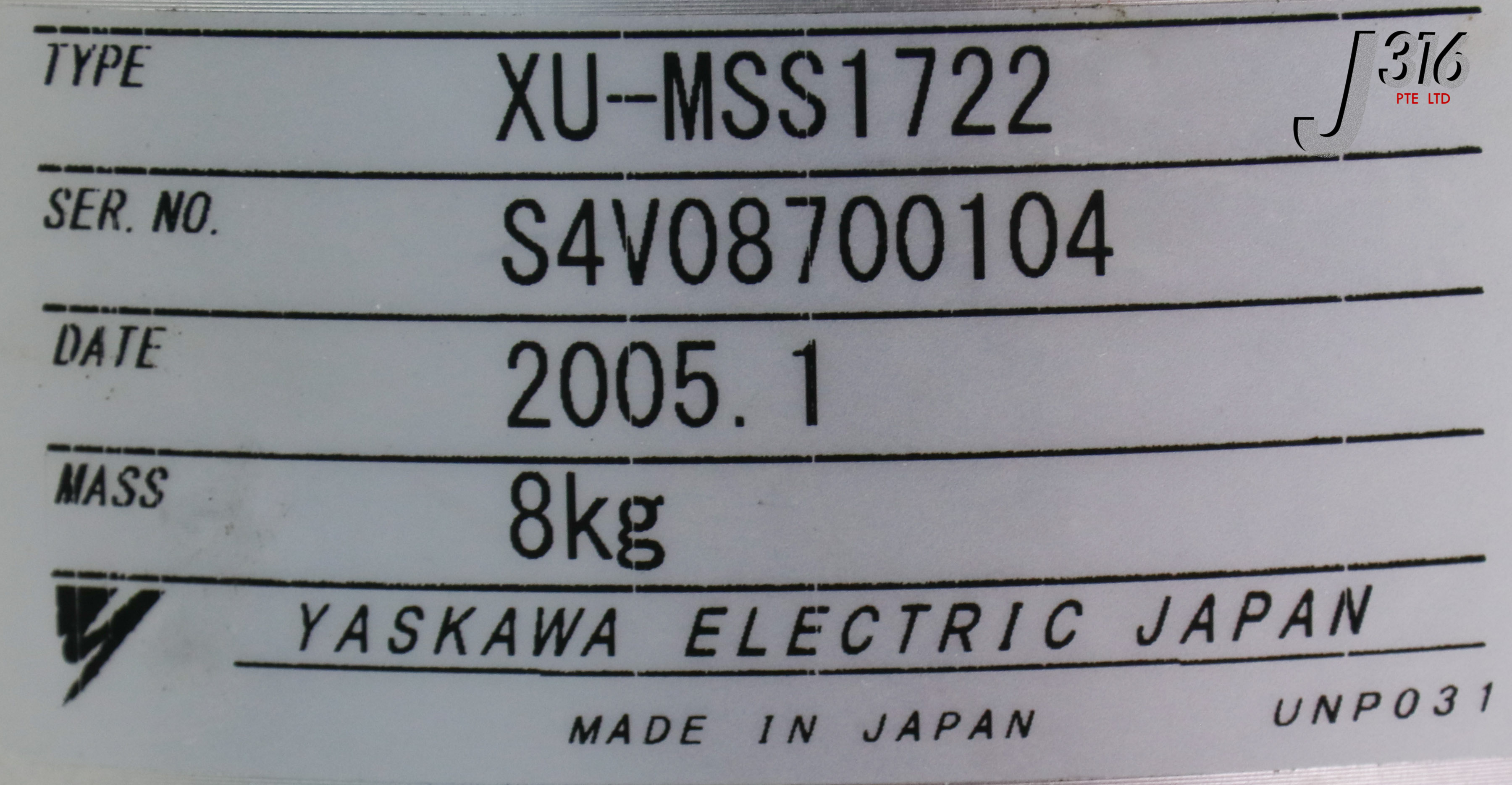 20502 YASKAWA ELECTRIC MEGATORGUE MOTOR XU-MSS1722 | eBay